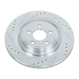 Front and Rear Drilled Brake Rotors and Pads for 2006-2015 Jaguar XF S-Type XJ8 XK, 326 mm Front