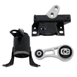 Engine and Transmission Mount Set for 2013-2017 Ford EcoSport 2.0L Automatic, 3 Pieces