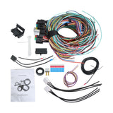 Universal 21 Circuit Wiring Harness for Hot Rods and Muscle Cars, Extra Long Wires