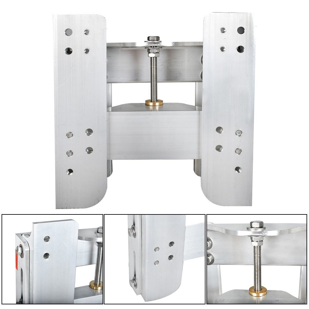 Adjustable 4 in Outboard Jack Plate, Silver JPL4400