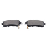 Rear Drilled Brake Rotors and Pads for 2011-2013 Infiniti QX56 2014-2019 QX80 and 2017-2019 Nissan Armada