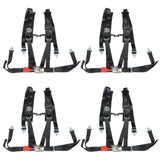 4-Point Seat Belt Harness 2 in Padded, 4 Pack, for Polaris RZR and UTVs