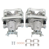 Rear Brake Calipers with Brackets for 2010-2011 Buick LaCrosse and Allure 18-B5400 18-B5401, Pair