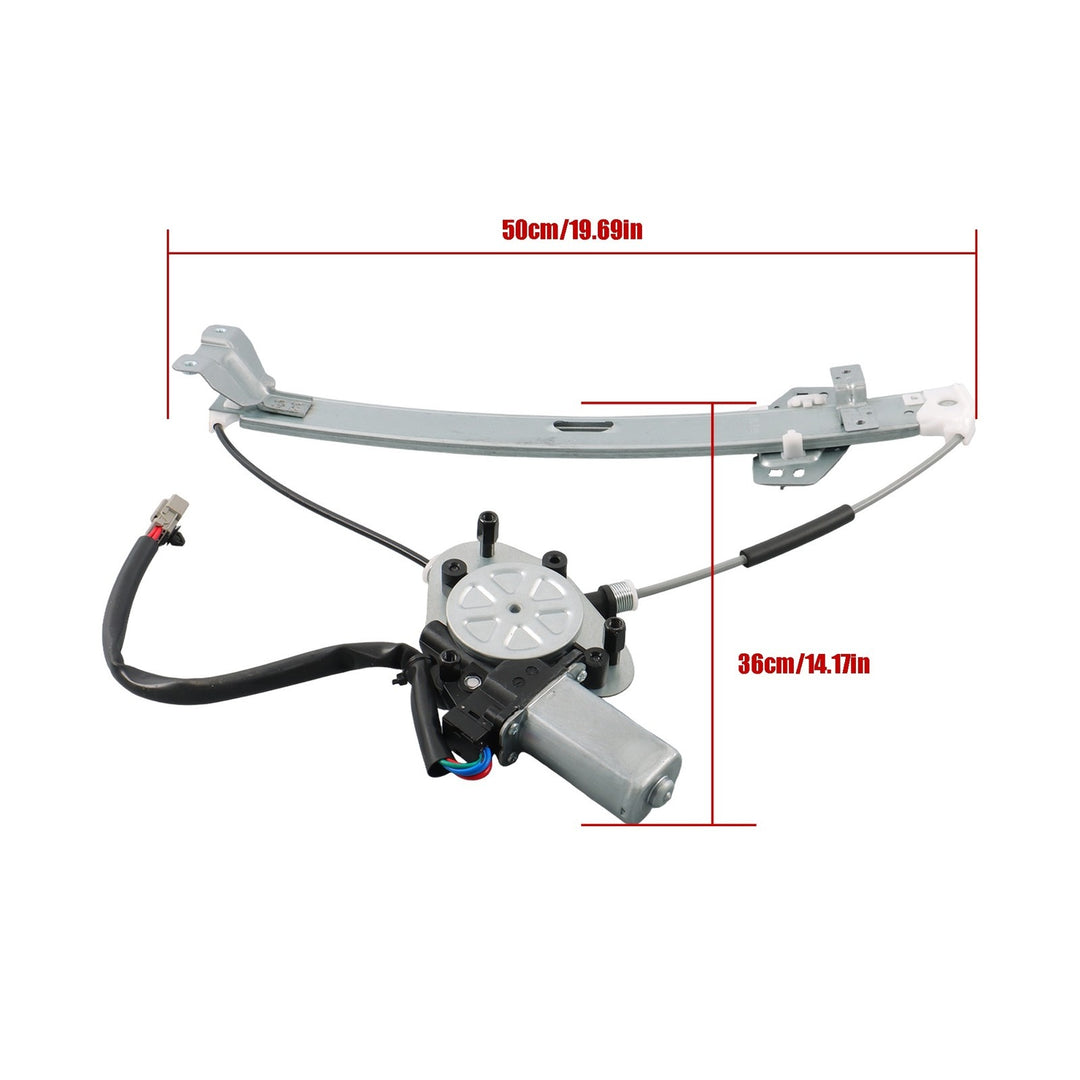 Front Power Window Regulators with Motors for 2001-2002 Acura CL, Pair 751-162