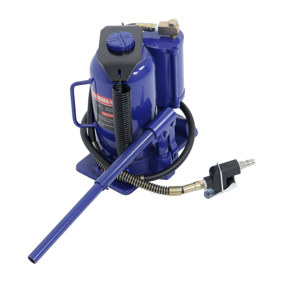20 Ton Air Hydraulic Bottle Jack with Manual Pump