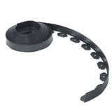 L-Shaped Landscape Edging Kit 40 ft with 50 Stakes, Black
