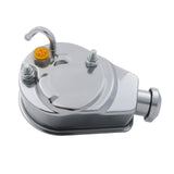 Chrome Pulley and Bracket Kit with Long Water Pump for Small Block Chevy