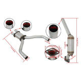 Y-Pipe Catalytic Converter for 2003-2005 Ford Thunderbird and 2003-2006 Lincoln LS 3.9L