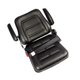 Tractor Forklift Seat Excavator Universal Adjustable Backrest Armrest – product image