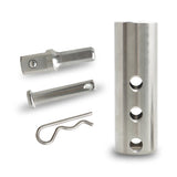 Trailer Jack Electric Drill Adapter w/1/2 in Socket Adapter Bit Stainless Steel – product image 2
