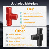 Upgraded Aluminum Red Heater Hose Connector for 2003-2004 Infiniti M45 US 92500-AR000 – product image 2