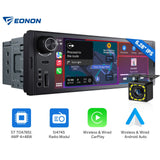 Black X3U 6.28 inch IPS car stereo with side panel, Bluetooth icon, USB port, and labeled buttons.