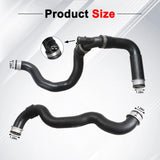 Upper & Lower Radiator Hose for Mercedes Benz C230 2003-2005 1.8L 2035015782 US 2035015582 – product image