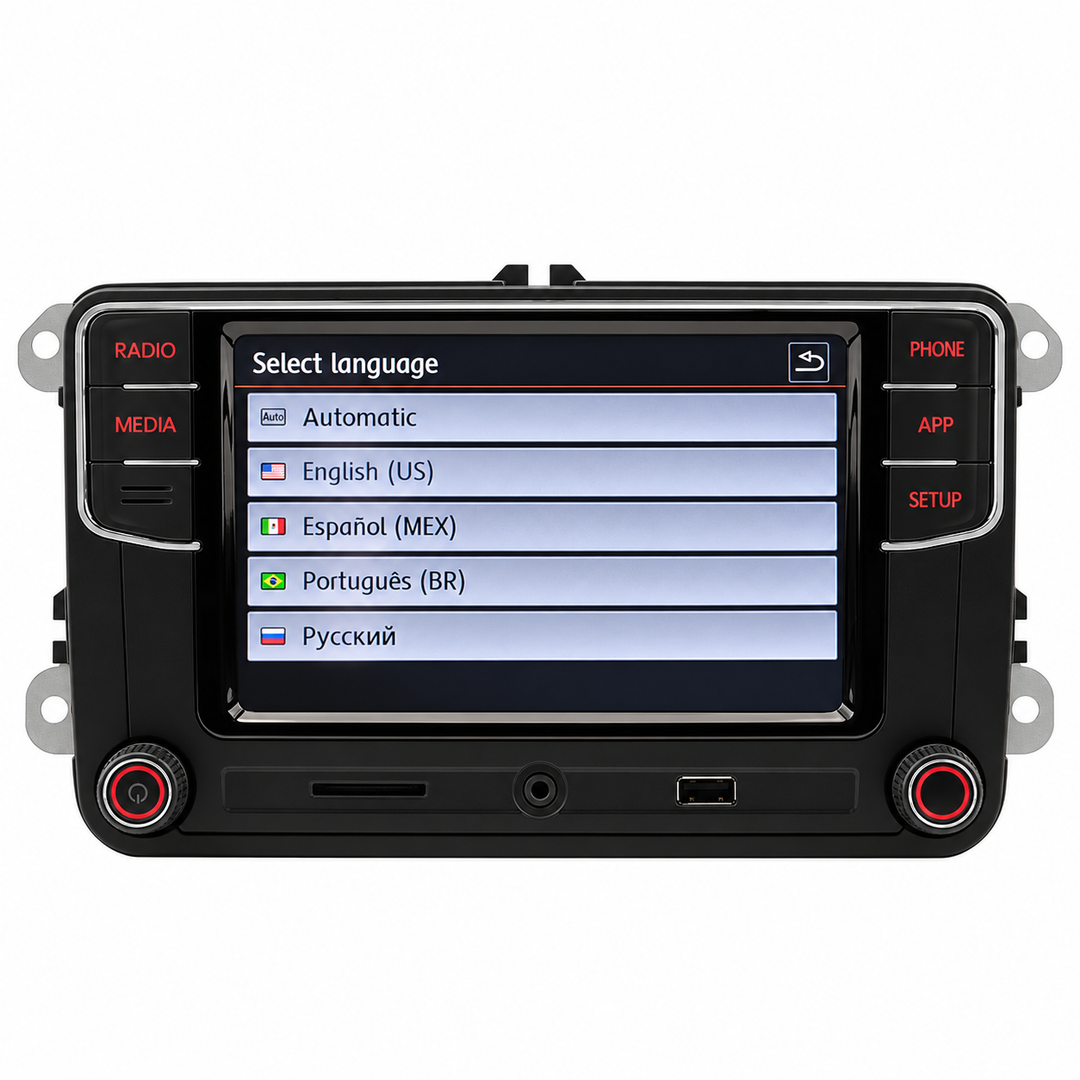 VW RCD330 187F radio with AUX socket – view 12