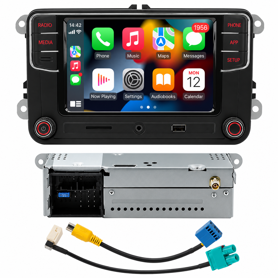 VW RCD330 187F radio with AUX socket – view 2