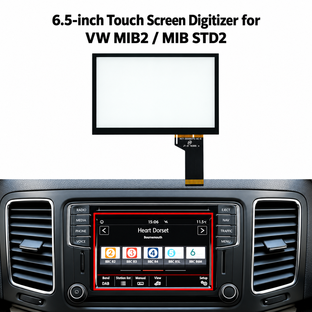 VW MIB2 MIB STD2 radio touchscreen digitizer installation reference