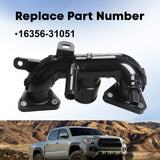 Water By-Pass Joint for Toyota Tacoma 3.5L 16356-31050 16356-31051 – product image 11