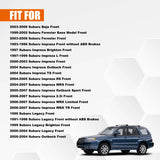 Wheel Bearing Seal & Hub Front LH & RH Kit for Subaru Legacy Outback – product image 6