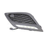 White LED Daytime Running Light Fog Light Cover Pair for 2011-2013 Volvo XC60