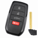 Key Fob Shell for 2025-2026 Toyota Camry HYQ14FBX HYQ14FBW 4 Button