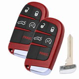 Red Smart Remote Key Fob Set (2 Pack) for 2015-2018 Dodge Charger SRT Hellcat M3N-40821302 68234959