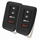 Smart Remote Key Fob Set (2 Pack) for 2014-2019 Lexus IS200t IS250 IS300 IS350 RC200t RC300 RC350 89904-53651