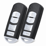 Smart Remote Key Fob Set (2 Pack) for 2017-2019 Mazda CX-5 WAZSKE13D01 SKE13D-01 315 MHz