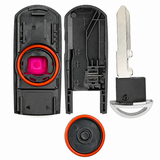 Key Fob Shell for 2014-2018 Mazda 3 6 WAZSKE13D01 SKE13D-01 4 Button