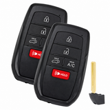 Smart Remote Key Fob Set (2 Pack) for 2021-2023 Toyota RAV4 Prime 2023-2024 bZ4X HYQ14FBX 8990H-30190
