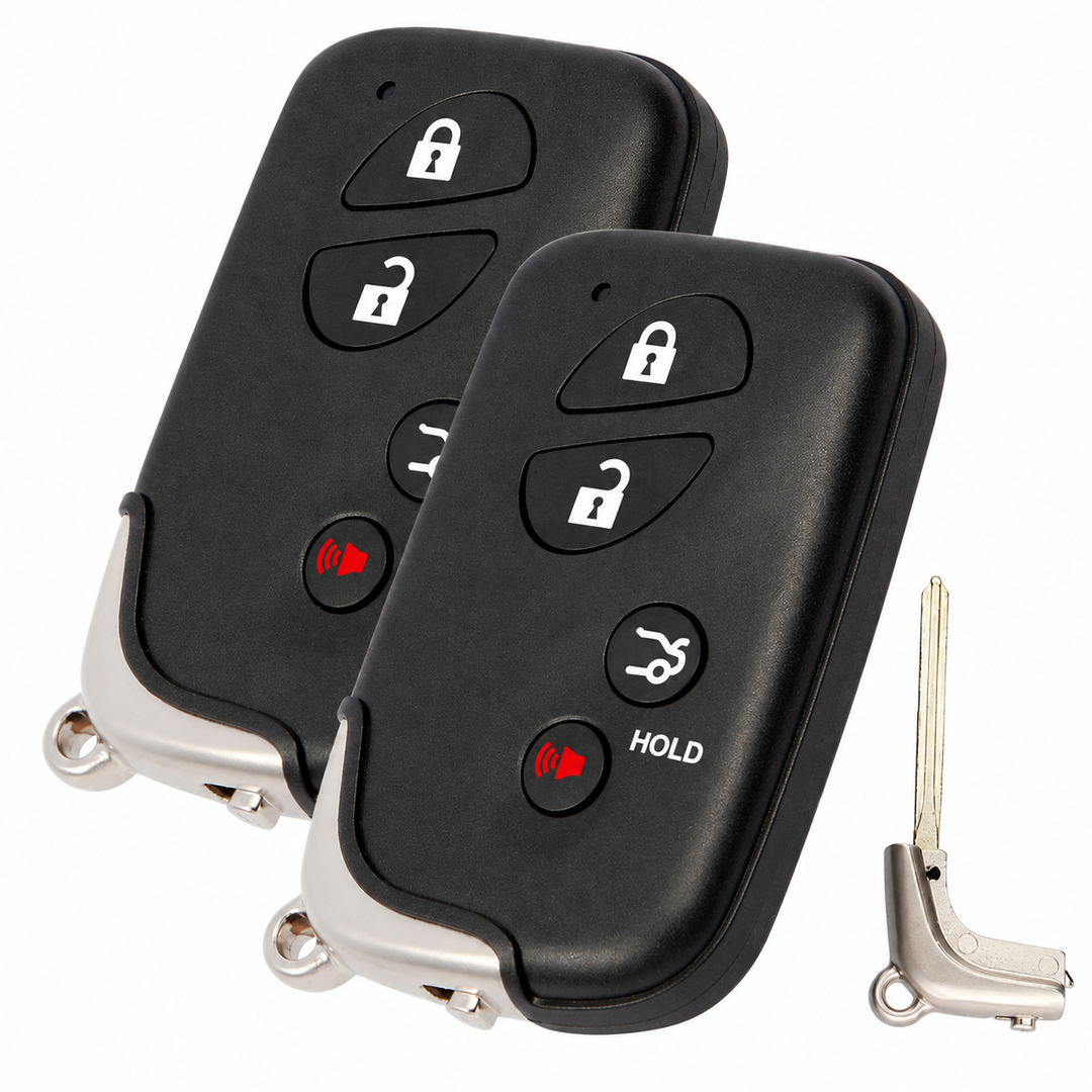 2 Key Fob Shells for 2006-2013 Lexus IS250 IS350 ES350 GS350 LS460 HYQ14AAB HYQ14ACX HYQ14AEM