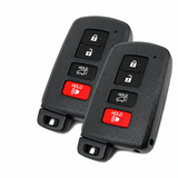 Smart Key Shell Set of 2 for 2013-2018 Toyota RAV4 2014-2017 Highlander HYQ14FBA