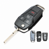 Four-Button Flip Key Shell for 2015-2018 Ford F-150 N5F-A08TDA 164-R8134