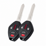 Remote Head Key Fob Set of 2 for 2008-2015 Mitsubishi Lancer OUCG8D-625M-A 6370A477
