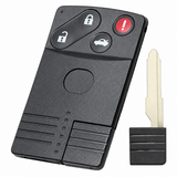 Four-Button Smart Card Key Shell for 2006-2009 Mazda MX-5 Miata 2004-2009 RX-8