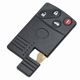 Four-Button Smart Card Key Shell for 2006-2009 Mazda MX-5 Miata 2004-2009 RX-8