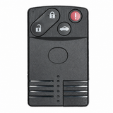 Four-Button Smart Card Key Shell for 2006-2009 Mazda MX-5 Miata 2004-2009 RX-8