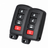 Smart Key Shell Set of 2 for 2013-2018 Toyota Avalon 2013-2017 Camry 2014-2019 Corolla HYQ14FBA