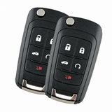 Flip Remote Key Fob Set (2 Pack) for 2011-2015 Chevrolet Volt OHT05918179 22923862