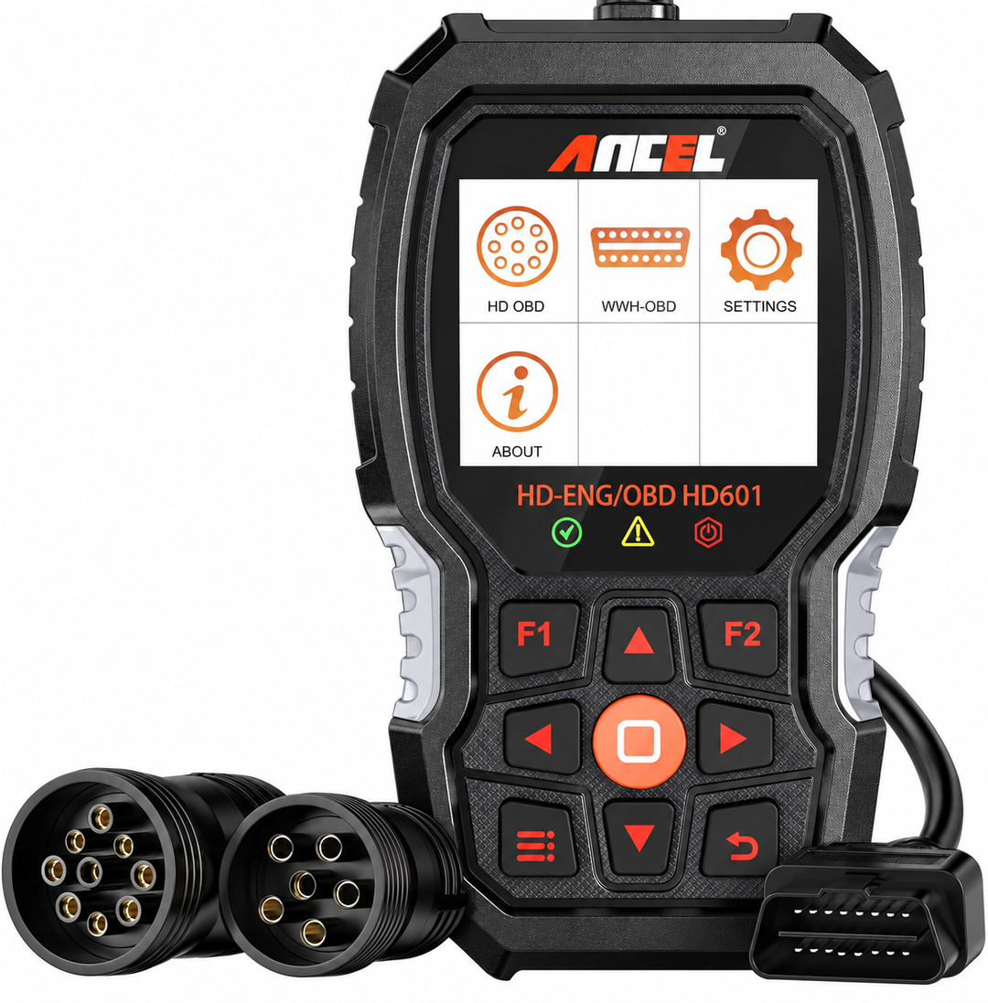 Heavy Duty Truck Diagnostic Scanner for SAE J1939/J1708 Networks HD601 Gray - product image
