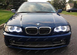 Angel Eyes Halo Rings for BMW E46 LED or CCFL Relay Harness w/ Fade-on Fade-off Features