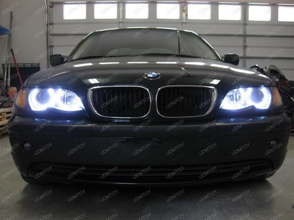 Angel Eyes Halo Rings for BMW E46 LED or CCFL Relay Harness w/ Fade-on –  German Audio Tech