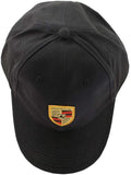 Genuine Porsche Crest Logo Hat Cap Black or White, Officially Licensed