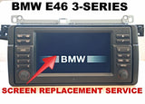 LCD REPLACEMENT SERVICE for BMW E46 325 328 330 M3 16:9 WIDE SCREEN NAVIGATION MONITOR