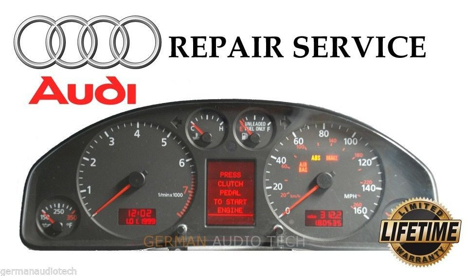 Original For Audi A3/A4/A6/B5 VDO LCD Screen Display Instrument Cluster  Repair