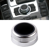 Chrome MMI Rotary Knob Main Menu Switch Cover For Audi A6 C6 A8 Allroad Quattro 2004 05 06 07 08 09 10 Q7 2007 2008 2009 RS6 4F0919069