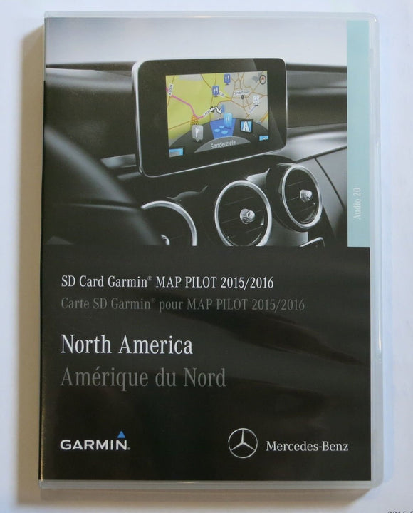 New NAVIGATION SD CARD for Mercedes-Benz GLC C C300 C350 Sedan E250 E350 E400 E550 E63 E-Class Garmin Map Pilot P/N. A2139062704