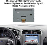 LCD Display LQ080Y5DZ05 with Touch Screen Digitizer for Ford Lincoln Sync3 Radio Navigation Unit