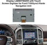 LCD Display LQ080Y5DZ05 with Touch Screen Digitizer for Ford Lincoln Sync3 Radio Navigation Unit