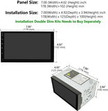 Double Din Car Stereo, Android Head Unit Built-in DSP with IPS Screen Eonon 7 Inch Android 10.0 Car Stereo Support Apple Carplay/Wi-Fi/Fast Boot/Backup Camera/OBDII(No CD/DVD) - GA2180A