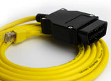 ENET OBD Interface Cable for BMW E-SYS ICOM Coding Diagnostics | 5 Feet